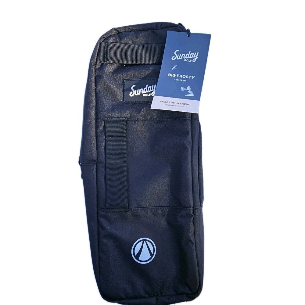 Sunday Golf Big Frosty Cooler Bag - Black - New  Great Fathers Day Gift